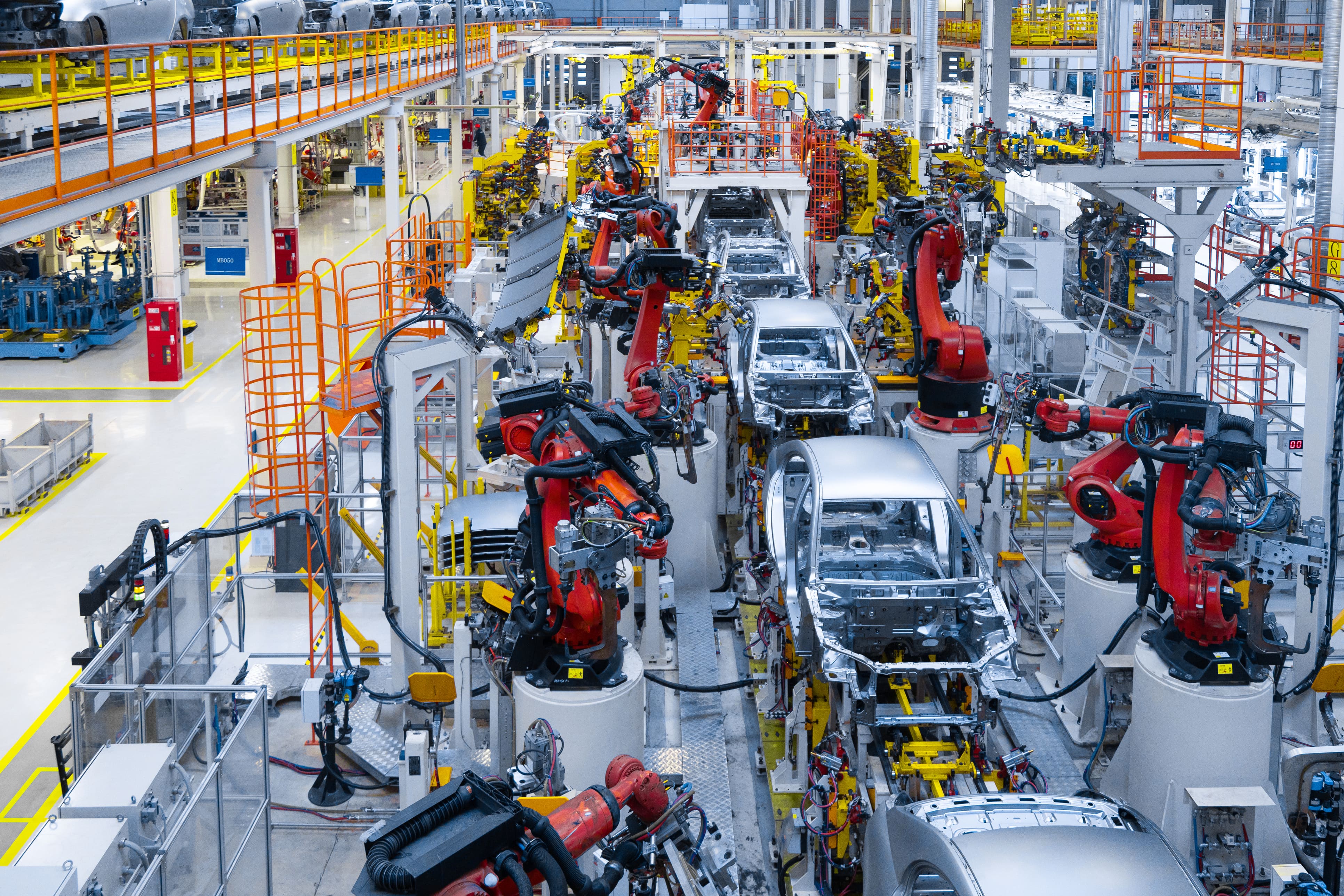 Advanced manufacturing facility with automated systems and real-time monitoring technology